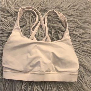pale pink lululemon sports bra
